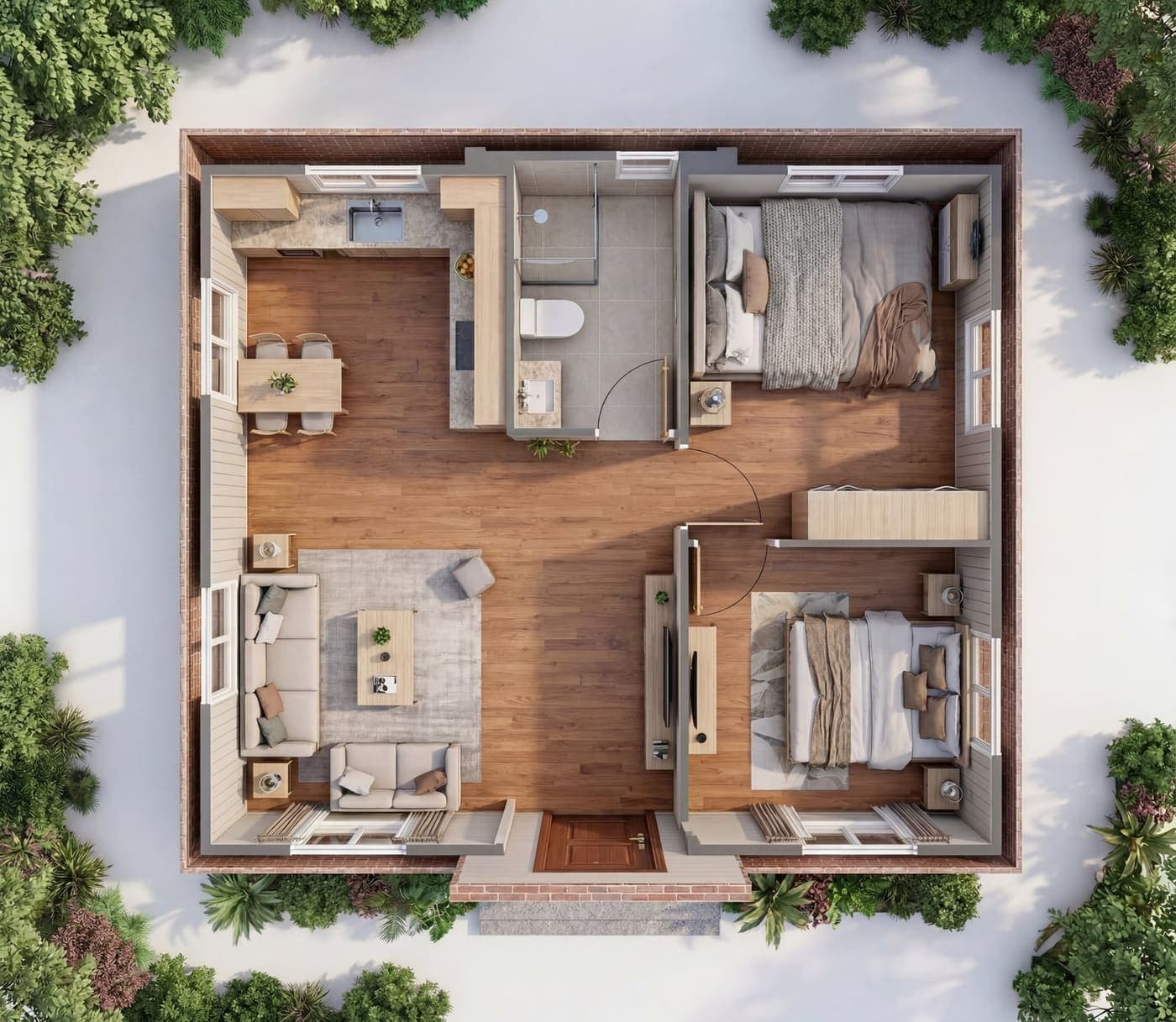 20ft KM-Pavilion — Heritage 2 Bed